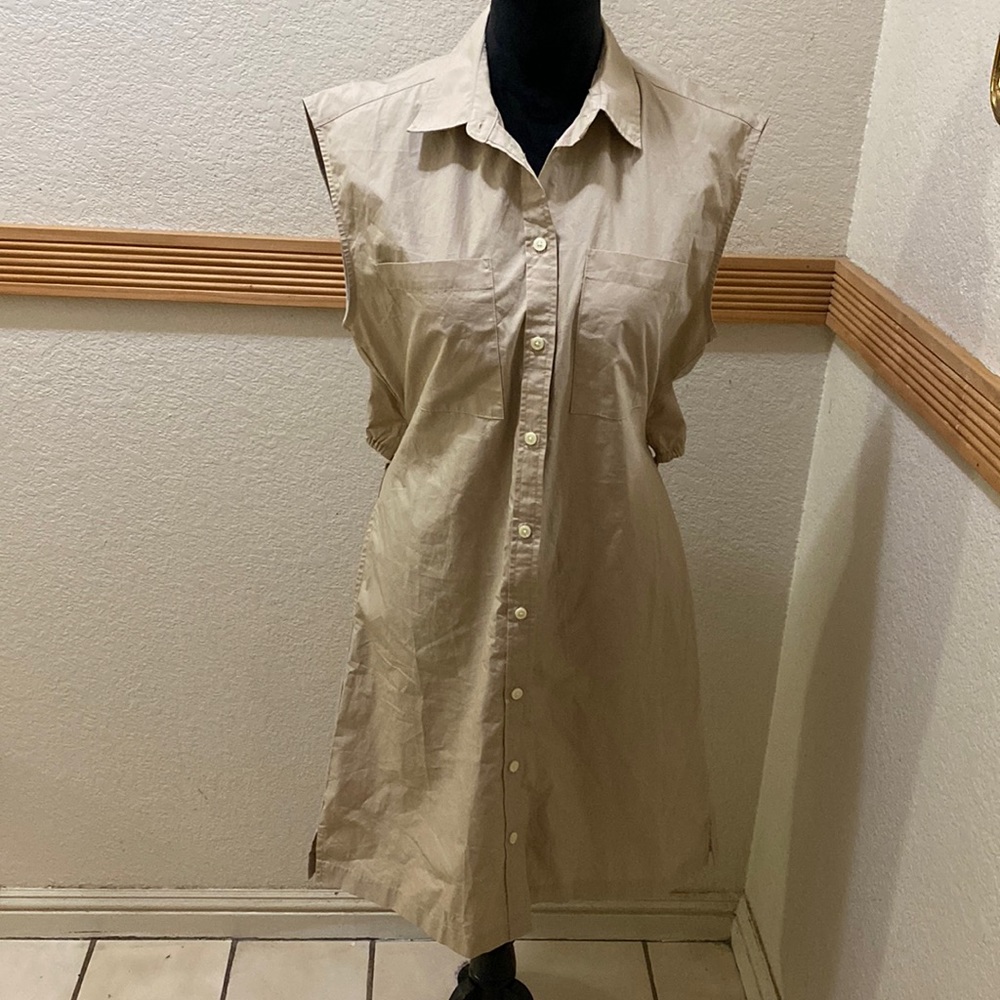 NWT Gap Light Brown sleeveless dress